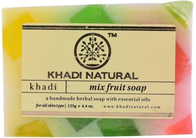 KHADI NATURAL Mix Fruit Soap (Set of 3 )(3 x 125 g)