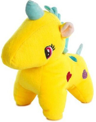 DREAMS CREATIONS unicorn for girls kids boys cute teddy bear soft toys birthday valentines surprise gift home room decoration car showpieces 30 cm  - 30 cm(Yellow)
