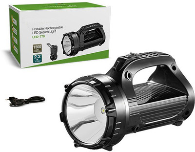 Care 4 Led Rechargeable Torch DP-770 TORCH with emergency light (15LED) Torch(Black, 8 cm, Rechargeable)