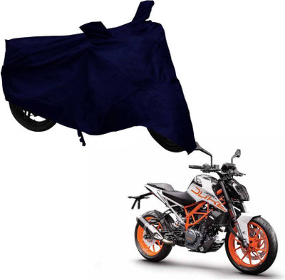 carbox Two Wheeler Cover for KTM(Duke 390 ABS, Blue)