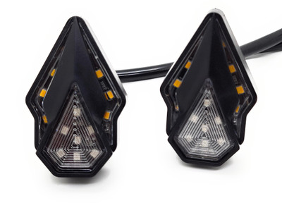 AutoPowerz Side LED Indicator Light for Universal For Bike Universal For Bike(Yellow, Red)