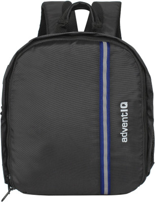 AdventIQ DSLR/SLR Camera Lens Shoulder Backpack- Black with Reflective Royal Blue Tape  Camera Bag(Black)