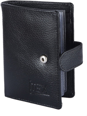 Imex International Men's 15 Card Holder(Set of 1, Black)