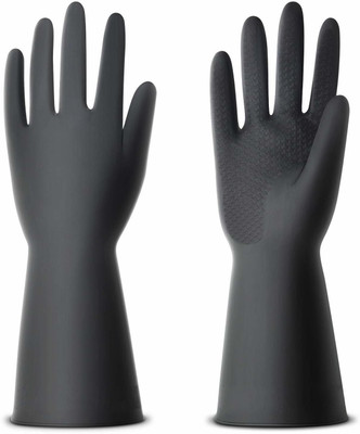 KK plast Safety Gloves Rubber Safety Gloves Wet and Dry Glove(Large) KK plast Safety Gloves Rubber Safety Gloves Wet and Dry Glove(Large)