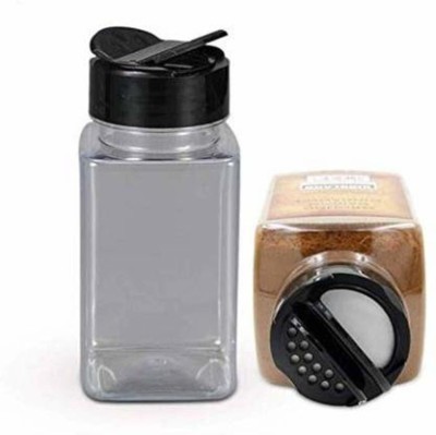 Coozico Glass Pickle Jar  - 120 ml(Pack of 2, Black)