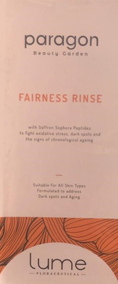 PARAGON Fairness Rinse Saffrone Face wash pH Balanced Face Wash(120 ml)