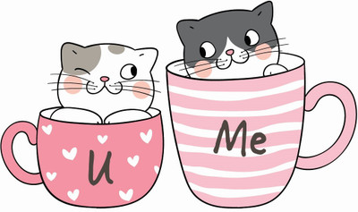 Bhai Please You and Me Fridge Magnet Fridge Magnet Pack of 1(Multicolor)