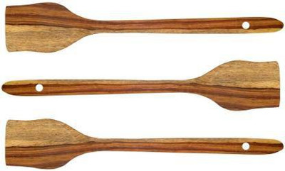 OnlineCraft ch2803 kitchen tools Wooden Spatula(Pack of 3)