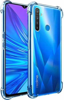 FlareHUB Back Cover for Realme 5i(Transparent, Flexible, Silicon, Pack of: 1)