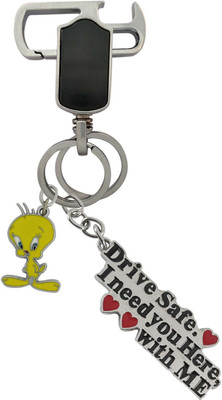 HANDSOME ISK High quality drive safe I need you here with me with full yellow mini tweety and high quality hanging hook. Key Chain