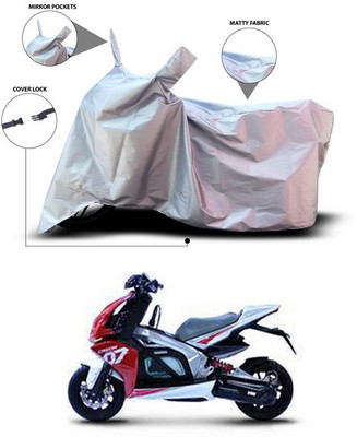 SEBONGO Waterproof Two Wheeler Cover for TVS(Silver)