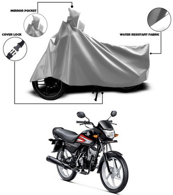 ANTHUB Waterproof Two Wheeler Cover for Honda(CD 110 Dream, Silver)