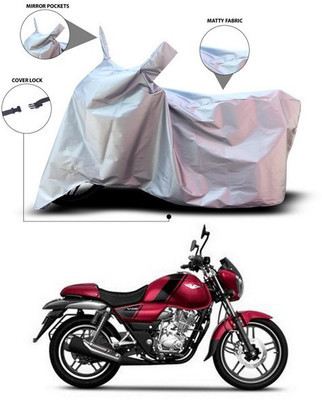 ANTHUB Waterproof Two Wheeler Cover for Bajaj(V15, Silver)