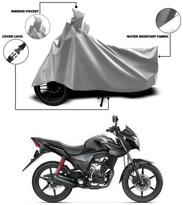 ANTHUB Waterproof Two Wheeler Cover for Honda(CB Twister, Silver)