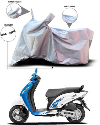ANTHUB Waterproof Two Wheeler Cover for Honda(Activa, Silver)
