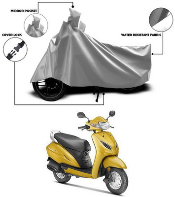ANTHUB Waterproof Two Wheeler Cover for Honda(Activa 5G, Silver)