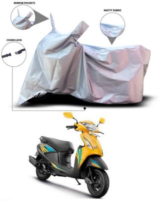 ANTHUB Waterproof Two Wheeler Cover for Hero(Pleasure, Silver)