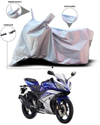 ANTHUB Two Wheeler Cover for Yamaha(YZF R15 S, Silver)