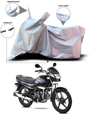 ANTHUB Waterproof Two Wheeler Cover for Hero(Super Splendor, Silver)