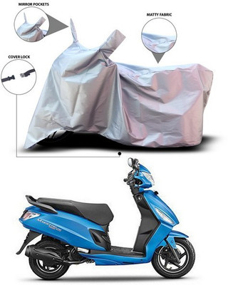 ANTHUB Waterproof Two Wheeler Cover for Hero(Maestro Edge 125, Silver)