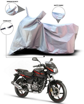 ANTHUB Waterproof Two Wheeler Cover for Bajaj(Pulsar 180 DTS-i, Silver)