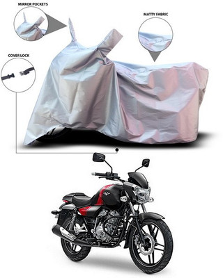 ANTHUB Waterproof Two Wheeler Cover for Bajaj(V15, Silver)