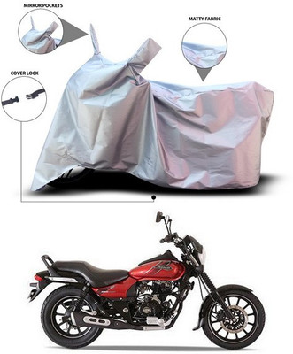 ANTHUB Waterproof Two Wheeler Cover for Bajaj(Avenger 180 Street, Silver)