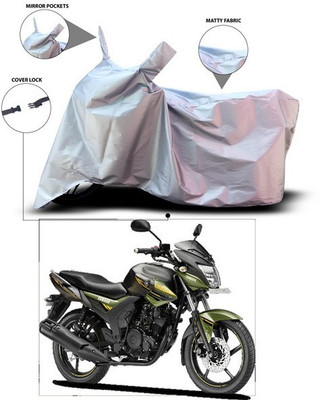 ANTHUB Waterproof Two Wheeler Cover for Yamaha(SZ-RR, Silver)