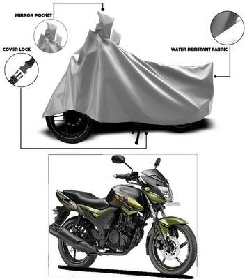ANTHUB Waterproof Two Wheeler Cover for Yamaha(SZ-RR, Silver)