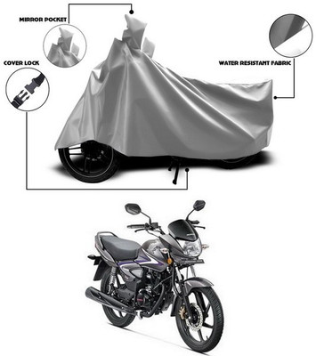 ANTHUB Waterproof Two Wheeler Cover for Honda(CB Shine, Silver)