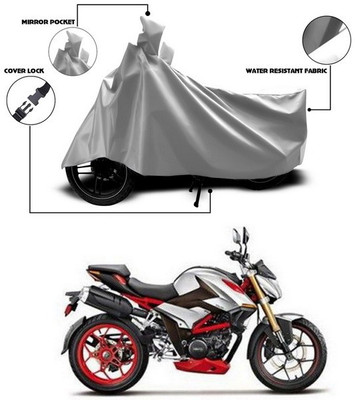 SEBONGO Waterproof Two Wheeler Cover for Hero(Silver)