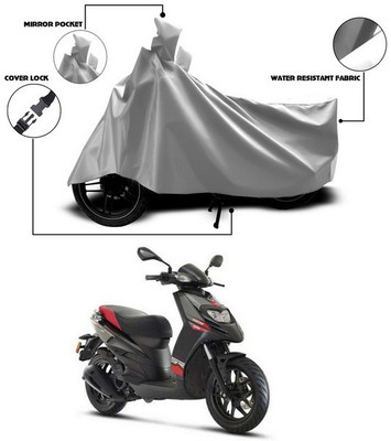 SEBONGO Waterproof Two Wheeler Cover for Aprilia(Storm 125, Silver)