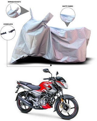 ANTHUB Waterproof Two Wheeler Cover for Bajaj(Pulsar 160 NS DTS-i, Silver)