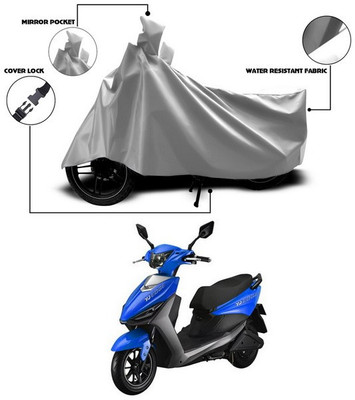 ANTHUB Waterproof Two Wheeler Cover for Indus(Yo, Silver)