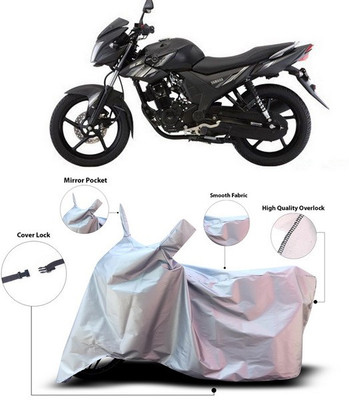 ANTHUB Waterproof Two Wheeler Cover for Yamaha(SZ-RR, Silver)