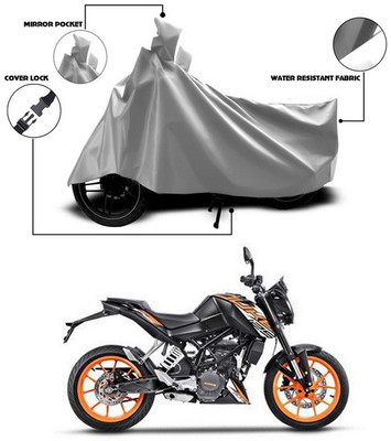 SEBONGO Waterproof Two Wheeler Cover for KTM(Silver)