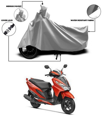 ANTHUB Waterproof Two Wheeler Cover for Honda(Grazia, Silver)