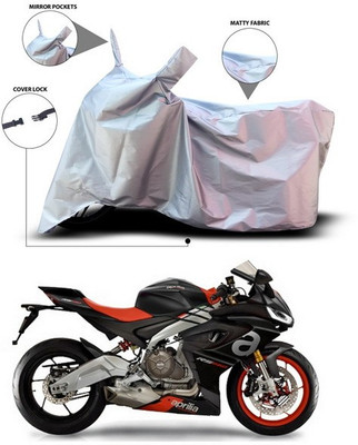 SEBONGO Two Wheeler Cover for Aprilia(Silver)