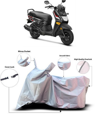 ANTHUB Waterproof Two Wheeler Cover for Honda(Cliq, Silver)