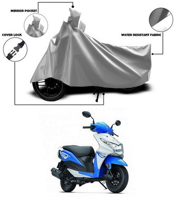 SEBONGO Waterproof Two Wheeler Cover for Honda(Dio, Silver)