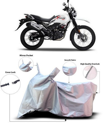SEBONGO Waterproof Two Wheeler Cover for Hero(Xpulse 200T, Silver)