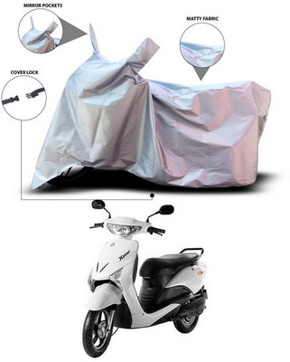 ANTHUB Waterproof Two Wheeler Cover for Indus(Yo Xplor, Silver)