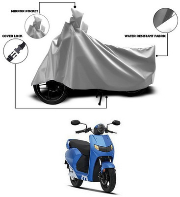ANTHUB Waterproof Two Wheeler Cover for 22Motors(Flow, Silver)