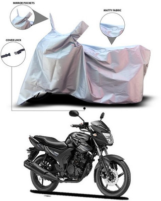 SEBONGO Waterproof Two Wheeler Cover for Yamaha(SZ-RR, Silver)