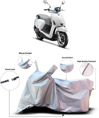 ANTHUB Waterproof Two Wheeler Cover for 22Motors(Silver)
