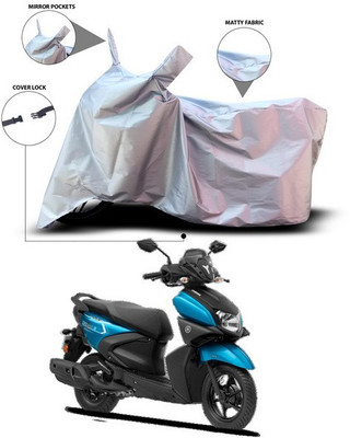 ANTHUB Waterproof Two Wheeler Cover for Yamaha(Ray ZR, Silver)