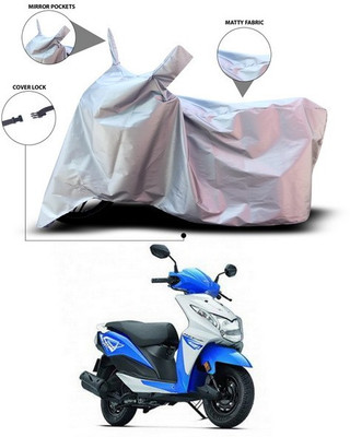 SEBONGO Waterproof Two Wheeler Cover for Honda(Dio, Silver)