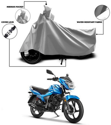 ANTHUB Waterproof Two Wheeler Cover for TVS(Victor, Silver)