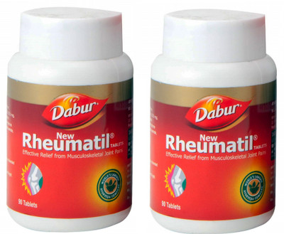 Dabur Rheumatil Tablet for Providing Relief from Joint Pain(Pack of 2, 180)