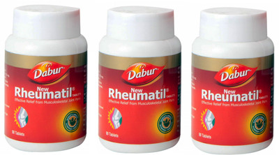 Dabur Rheumatil Tablet for Providing Relief from Joint Pain(Pack of 3, 270)